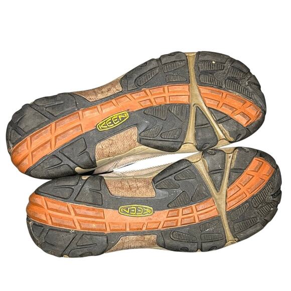 Men's Keen Verdi Mid Leather Lace-Up Waterproof Hiking Trail Boot Size 15 Gray - Picture 5 of 6